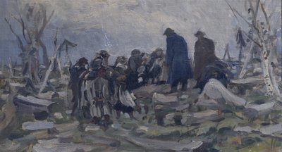 Um funeral camponês de Ivan Ivanovich Tvorozhnikov