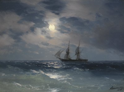 Brig Mercury de Ivan Konstantinovich Aivazovsky