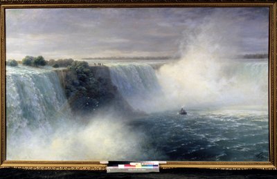 "Les chutes du Niagara" Peinture de Ivan Aivazovski (1817-1900) 1892 Museu Nacional de Arte da República Belorussa, Minsk de Ivan Konstantinovich Aivazovsky