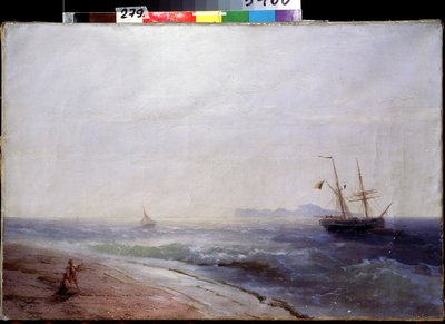 Líle de Tzapri (Itália) (Tzapri Islândia). Pintura de Ivan Konstantinovich Aivazosky (Ivan Konstantinovich Aivazovsky de Ivan Konstantinovich Aivazovsky