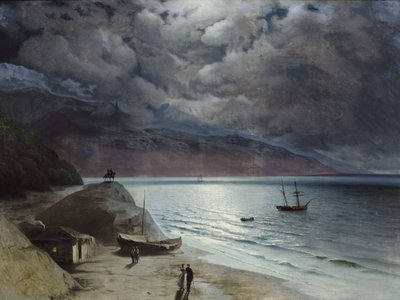 Noite em Gurzuf, 1891 de Ivan Konstantinovich Aivazovsky