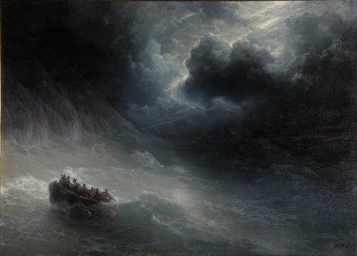 Raiva dos elementos de Ivan Konstantinovich Aivazovsky