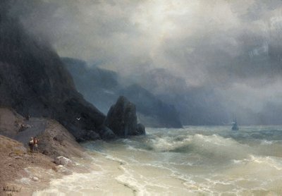 Seashore por Aivazovsky, Ivan Konstantinovich (1817-1900) de Ivan Konstantinovich Aivazovsky