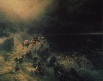 O Dilúvio, 1864 de Ivan Konstantinovich Aivazovsky