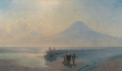 A descida de Noé do Monte Ararat de Ivan Konstantinovich Aivazovsky