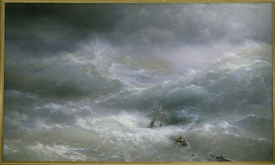 A onda por Aivazovsky, Ivan Konstantinovich (1817-1900) de Ivan Konstantinovich Aivazovsky