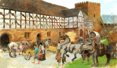 Estábulos do Castelo de Kenilworth, c1990-2010 de Ivan Lapper