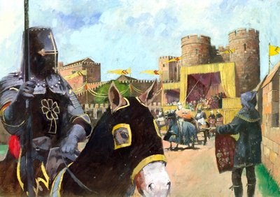 Castelo de Kenilworth, século XIV c1990-2010 de Ivan Lapper