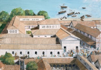 Forte Romano de Richborough, século III. 1990-2010 de Ivan Lapper