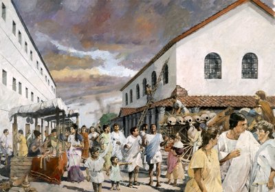Cena de rua romana, século 2, 1990-2010 de Ivan Lapper