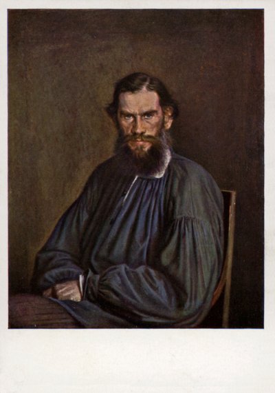 Leo Tolstoy, romancista russo, escritor de contos e dramaturgo de Ivan Nikolaevich Kramskoy
