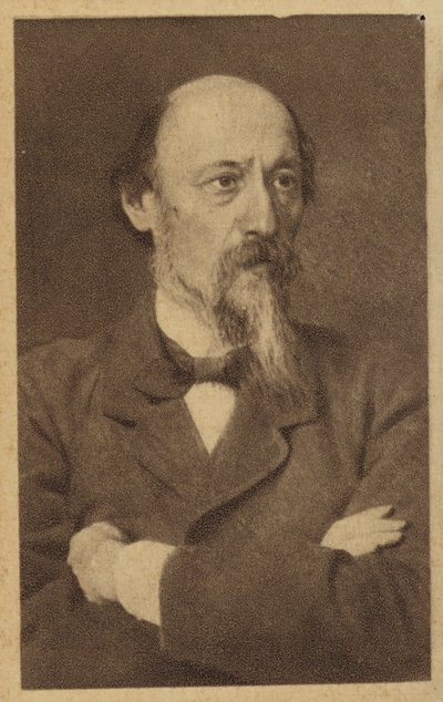 Nikolay Nekrasov, poeta russo de Ivan Nikolaevich Kramskoy