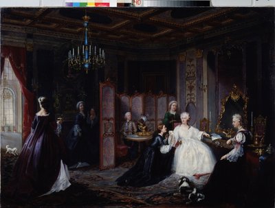 Imperatriz Catarina, a Grande (Catherine II Romanov de Ivan Osipovich Miodushevsky