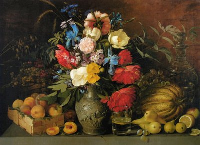Flores e frutas, 1839 de Ivan Phomich Khrutsky