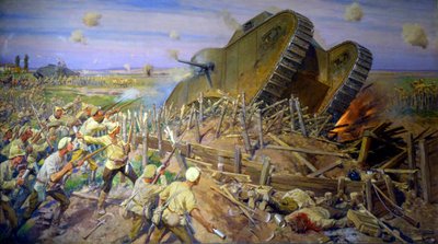 "A Captura de um Tanque perto de Kakhovka", 1927.   de Ivan Vladimirov