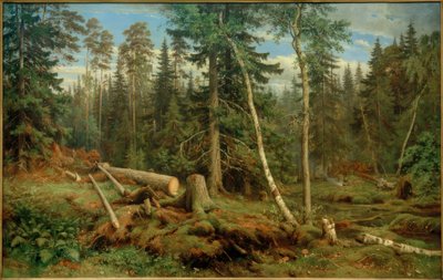 IISchischkin, Holzschlag de Ivan Ivanovich Shishkin