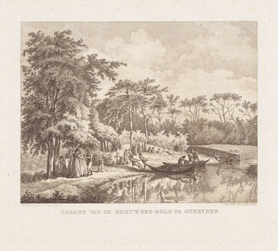 Empresa na margem do lago Brouwerskolk em Overveen
Vista do Brouwerskolk em Overveen (título sobre o objecto) de Izaak Jansz. de Wit