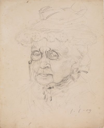 Mulher com Lorgnet de J.A. Jerichau