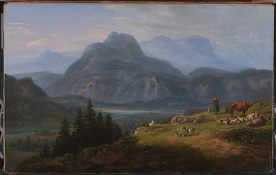 O Vale Etsch perto de Roveredo de Johan Christian Dahl