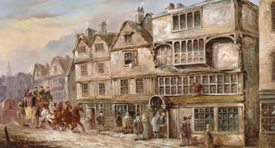 The Cock Tavern, Bishopsgate Street, Londres, de J.C. Maggs