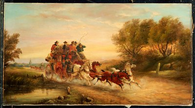 De Oxford a London Mail Coach, 1883 de J.C. Maggs