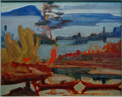 Fantasia da névoa, rio da areia de J.E.H. MacDonald