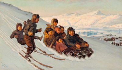 inverno na Gronelândia de J.E. Carl Rasmussen
