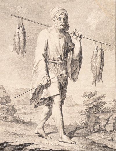 Um pescador árabe de J.F. Clemens