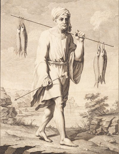Um pescador árabe de J.F. Clemens