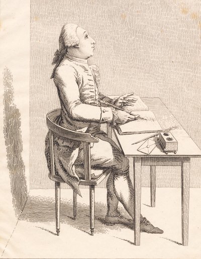 Um cavalheiro em uma mesa de J.F. Clemens