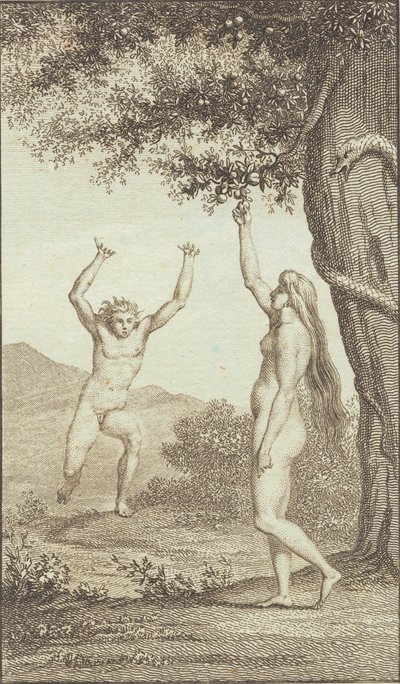 Ilustração para "Adão e Eva" de Ewald. III de J.F. Clemens