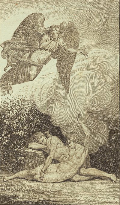 Ilustração para "Adão e Eva" de Ewald. DENTRO de J.F. Clemens