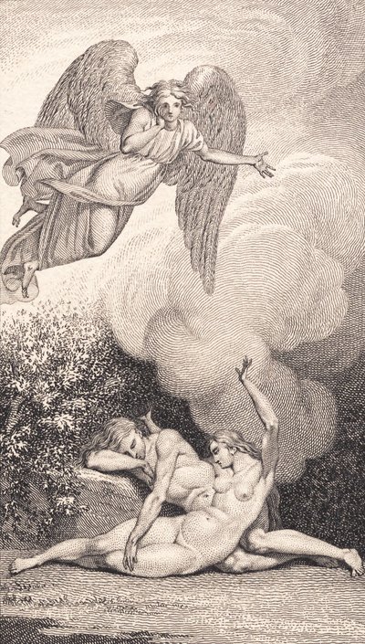 Ilustração para "Adão e Eva" de Ewald. DENTRO de J.F. Clemens