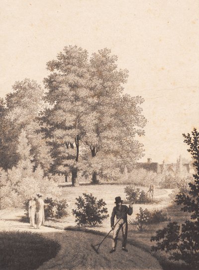 jardim de Nordfeldt de J.F. Clemens