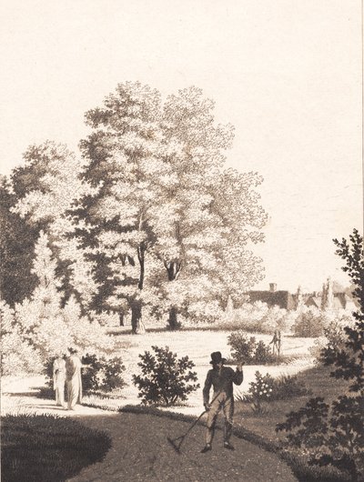 jardim de Nordfeldt de J.F. Clemens