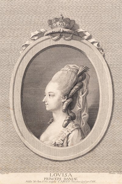Princesa Louise, casada com Carl de Hesse de J.F. Clemens
