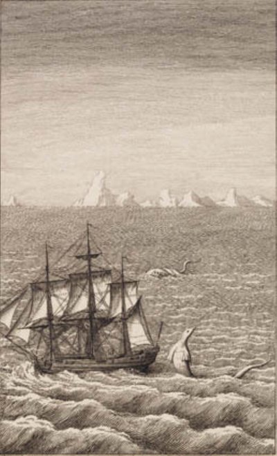 O navio e o animal marinho de J.F. Clemens