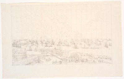 A Batalha de Reden 2 de abril de 1801 de J.F. Clemens