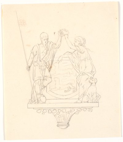 Silêncio e fidelidade coroam o brasão de Schleswig de J.F. Clemens