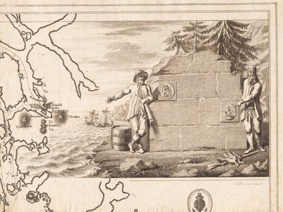 A vinheta de título para um gráfico de J.F. Clemens