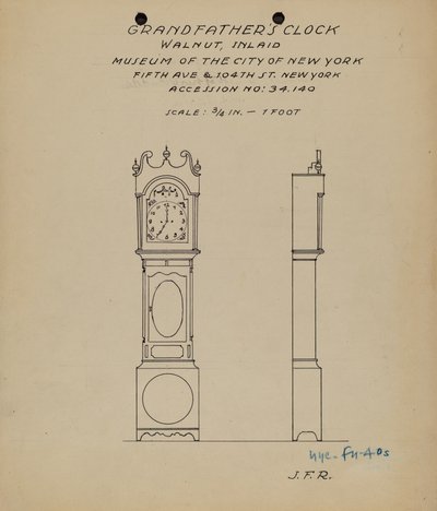relógio do avô de J.F. Rust