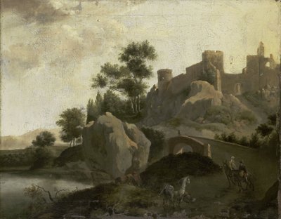 Paisagem italiana de J.G. Schieblius