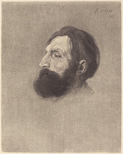Augusto Rodin de J.H.E. Whitney after Alphonse Legros