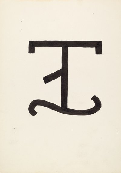 Marca de gado, c. 1936. de J.Henry Marley