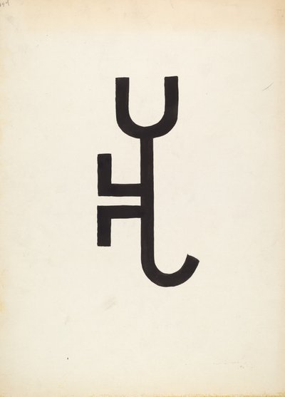 Marca de gado, c. 1936. de J.Henry Marley