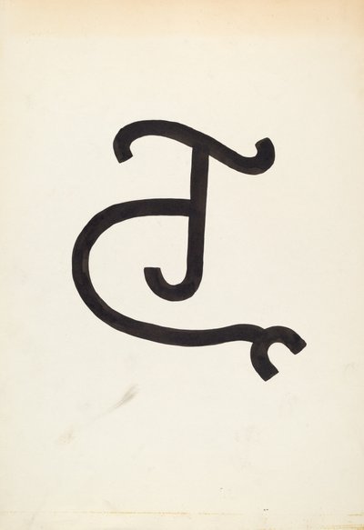 Marca de gado, c. 1936. de J.Henry Marley