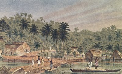 Aldeia de Ngaloa, Kandan, Fiji, de At Anchor por JJ Wild de J.J. Wild