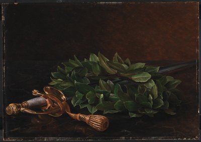 Um corpete com uma coroa de louros de J.L. Jensen