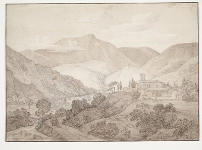 Cappucinerkloster e Spoleto de J.L. Lund