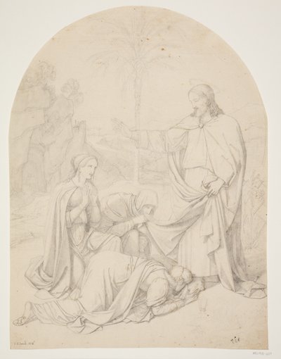 O Cristo ressuscitado se revela às mulheres de J.L. Lund